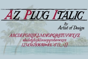 AZ Plug Italic: A Serif Typeface That Elevates Campaign Design