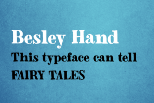 Besley Hand: A Playful Typeface for Bold Branding