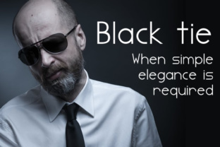 Black Tie Font: A Gothic Typeface for Craft Creators