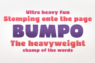 Bumpo Font: A Playful Typeface That Boosts Brand Identity