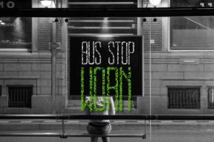 Bus Stop Worn: A Font That Feels Like a Vintage Poster