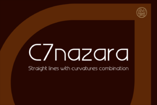 C7nazara: A Modern Typeface for Digital Designers