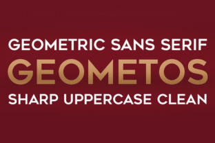 Geometos: A Modern Typeface for Clean Design Projects