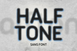 Halftone Sans: A Modern Typeface for Editorial Design