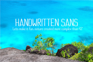 Handwritten Sans: A Playful Typeface for Authentic Branding