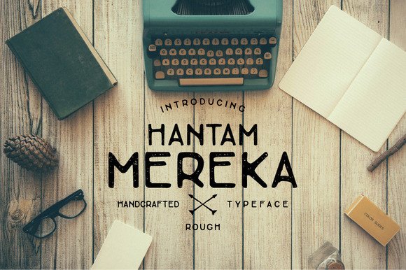 Hantam Mereka: A Bold Sans Serif Typeface for Modern Web Design