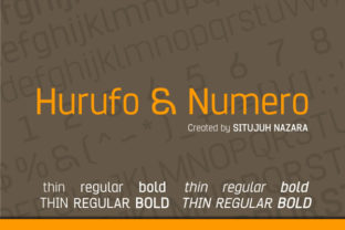 Hurufo Numero: A Practical Typeface for Campaign Design