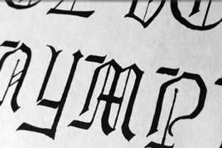Lore Nokturnia Hollow: A Blackletter Typeface for Digital Depth