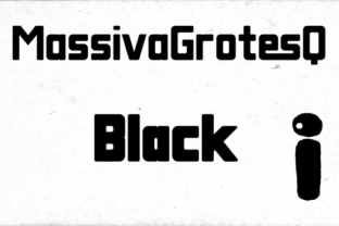 Massiva Grotesq Black: A Bold Typeface for Modern Branding