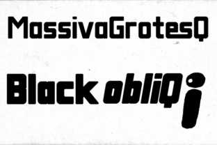Massiva Grotesq Black Obliq: A Typeface for Editorial Elegance