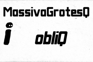 Massiva Grotesq Obliq: A Typeface for Bold Digital Campaigns