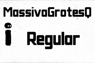 Massiva Grotesq Regular: A Versatile Typeface for Makers and Sellers