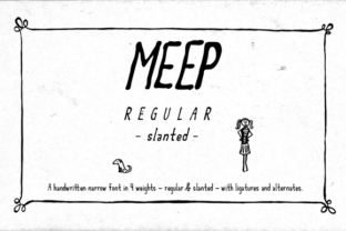 Meep Regular Slanted: A Versatile Font for Modern Design