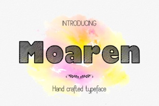 Moaren: A Decorative Typeface That Elevates Campaign Visuals