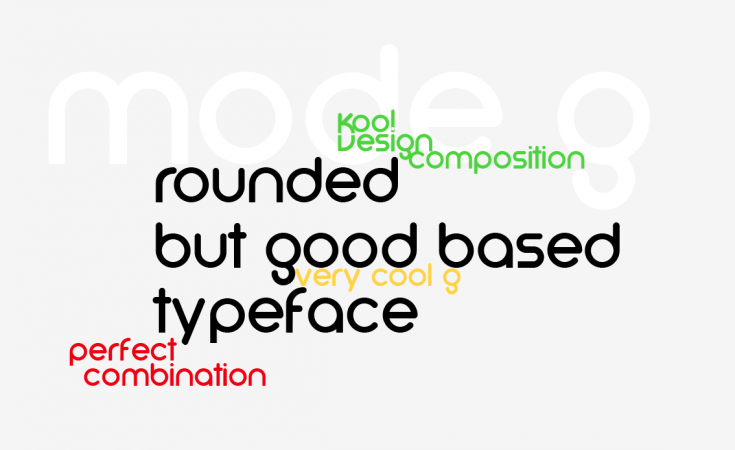 ModeG: A Modern Typeface for Creative Makers