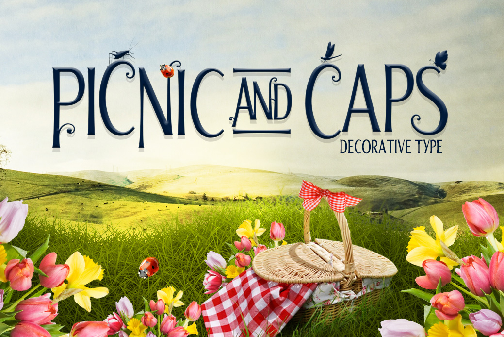 Picnic Caps: A Premium Font for Editorial Design