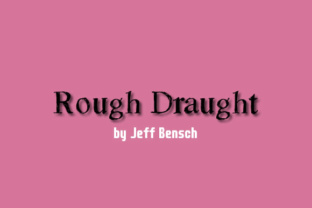 Rough Draught: A Decorative Font with Editorial Soul