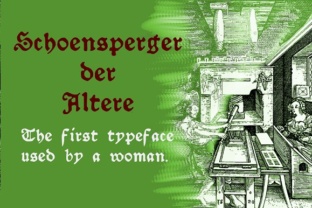 Schoensperger Der Altere: A Timeless Font for Editorial Design