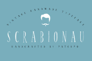 Scrabionau: A Playful Slab Serif Font for Digital Design