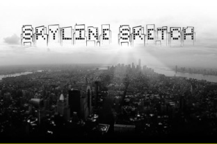 Skyline Sketch: A Decorative Font for Eye-Catching Branding
