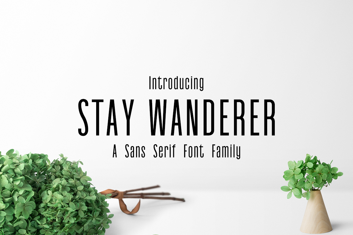 Stay Wanderer: A Modern Typeface for Marketers