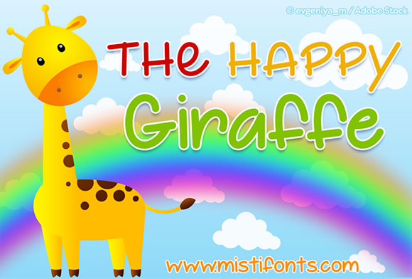 The Happy Giraffe Font: A Playful Touch for Your Brand