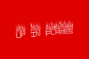 Up in Flames: A Bold Typeface for Web Design Projects