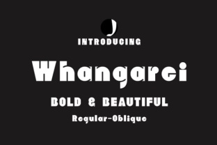 Whangarei Font: A Modern Typeface for Branding Projects